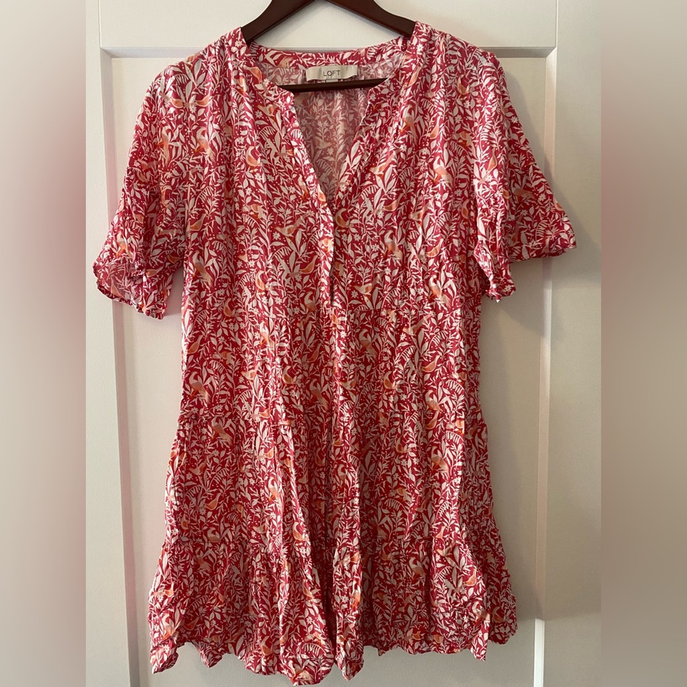 🌸🎀 Patterned flowery mini dress!!